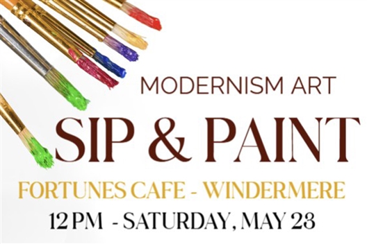 Sip & Paint by Modernism - Fortunes Cafe Morningside